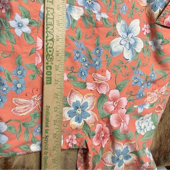 Vintage Rare Polo Ralph Lauren Clayton Hawaiian‎ Floral Aloha Dragonfly Shirt L - Picture 6 of 7